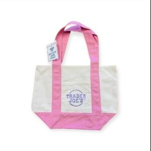 Pink and Cream Tote Bag